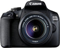 EOS 2000D with lens 18-55 Black