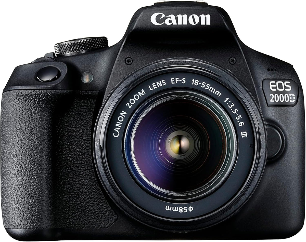 EOS 2000D with lens 18-55 Black