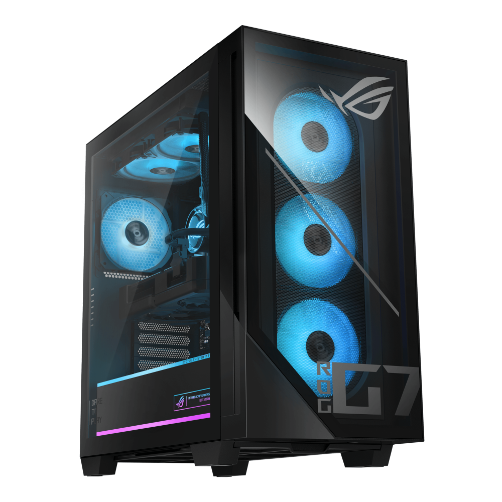 ASUS ROG G700 (2025) Gaming Desktop PC, Intel® Core™ Ultra 7 265F Processor, NVIDIA® GeForce RTX™ 5070 12GB, 1TB M.2 NVMe™ PCIe® 4 SSD, 32GB DDR5 RAM, Windows 11 Home